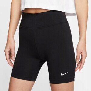 Nike Sportswear Essential Women's Mid-Rise Biker Shorts Size S DB3905-010